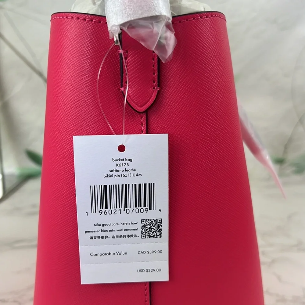 Kate Spade Sadie Bucket Bag Bikini Pink